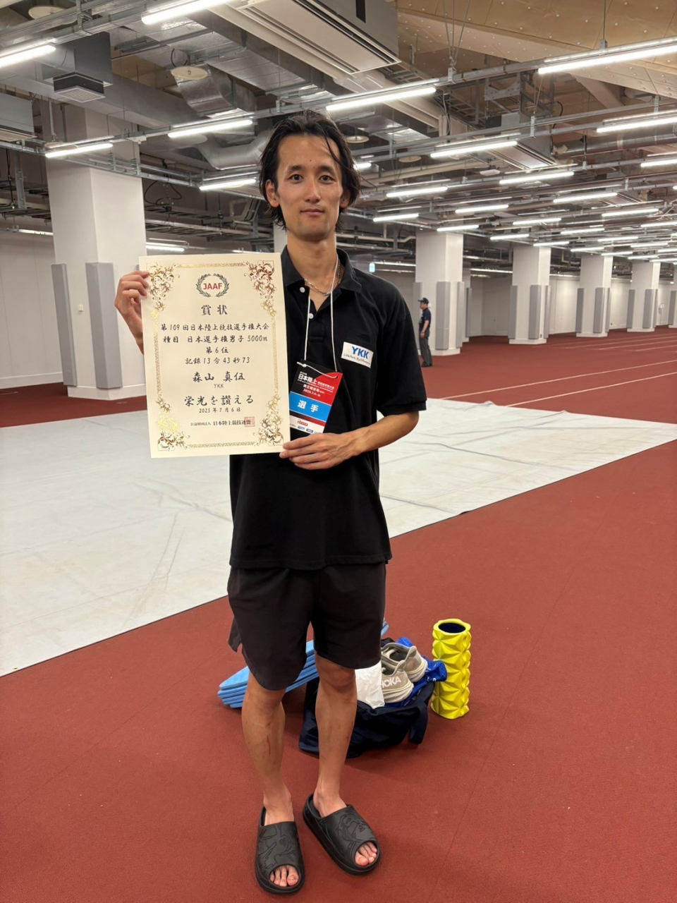 森山真伍選手 日本選手権6位入賞!!!